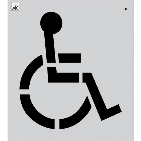 30" Handicap Stencil
