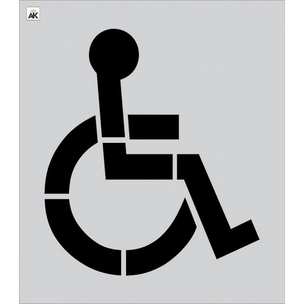 39" Handicap Stencil