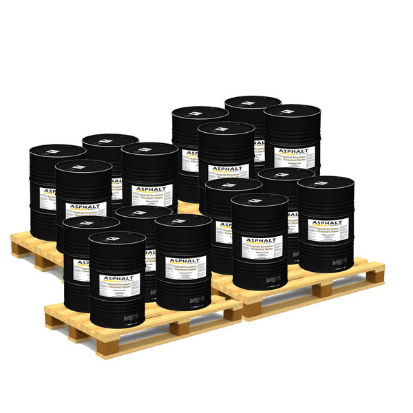 4 Asphalt Emulsion Sealer Skids (16 x 55-Gallon Drums)