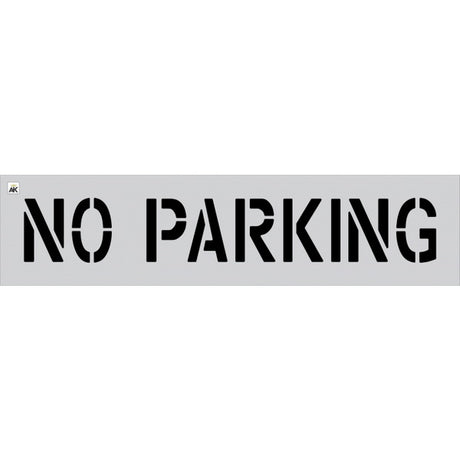 8" No Parking Stencil