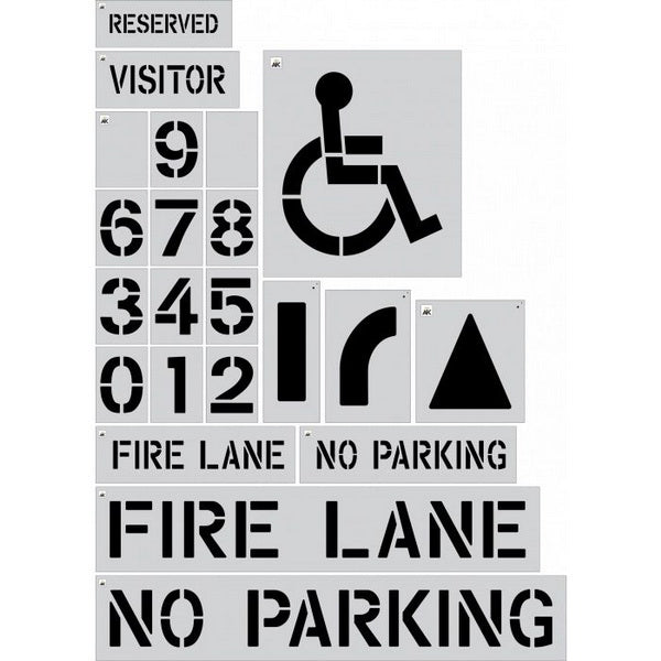 Commercial Parking Lot Stencil Package – Asphalt Industrial commercial-parking-lot-stencil-package-asphalt-industrial