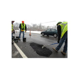 Pothole Repair Asphalt Patch - Full Pallet / 63 Bags Being Applied