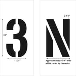 Individual Letters 1/8 inch (125mil) M-Y